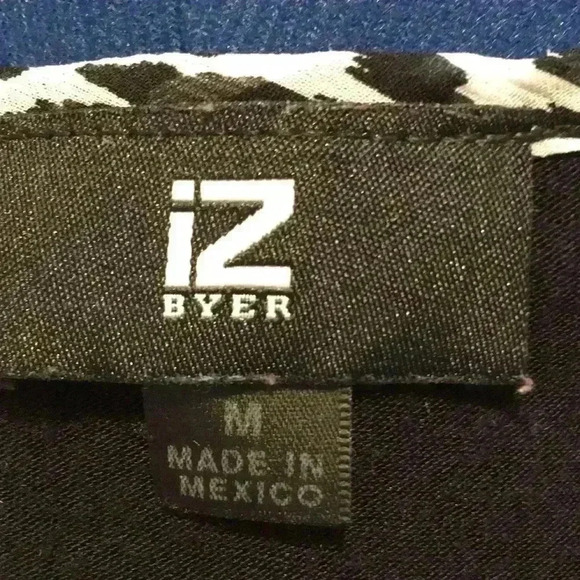 LAYERED iZ Byer peekaboo tank in black and… - Picture 4 of 5